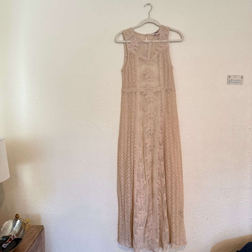 Forever 21 Contemporary Sheer Crochet Dress - Picture 2 of 10